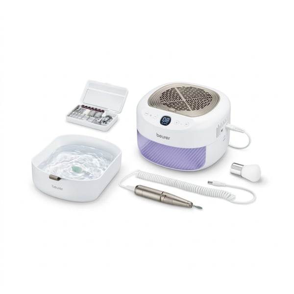 Set Manicura 3 em 1: Beurer MP-200 Studio Nails Pró com Candeeiro UV e Aspirador