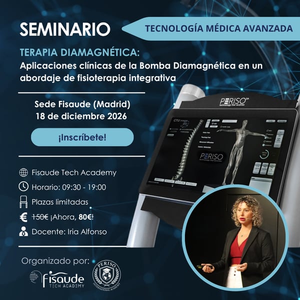 TERAPIA DIAMAGNÉTICA. Seminário: Aplicações clínicas da Bomba Diamagnética em uma abordagem de fisioterapia integrativa - Presencial - Sexta-feira 18 de dezembro 2026