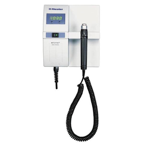 Unidade de diagnóstico de parede, Riester ri-former um cabo 3,5 V / 230 V, com relógio