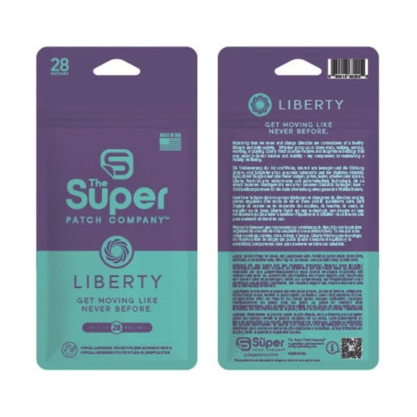 Liberty Super Patch - Pacote de 30 parches: Tecnologia não invasiva e livre de fármacos que melhora o equilíbrio e a estabilidade