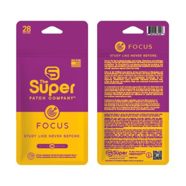 Focus Super Patch - Pacote de 28 parches: Ideal para quem procuram manter-se centrados nas suas atividades