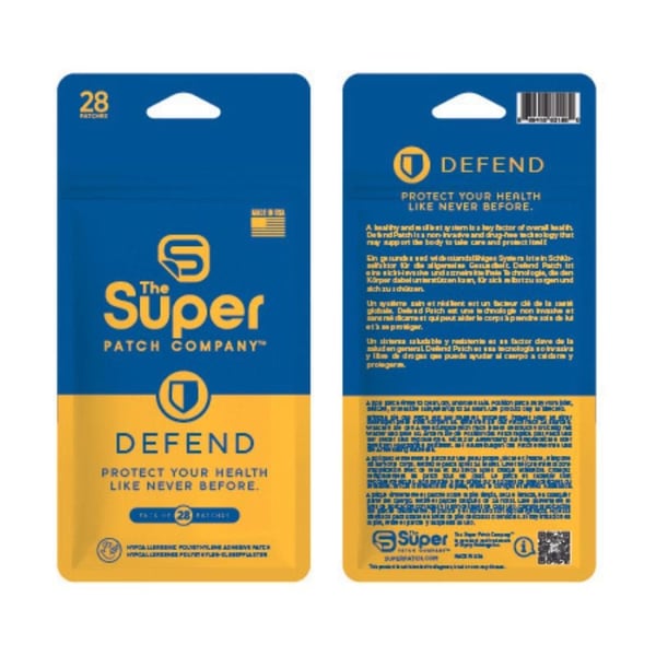 Defend Super Patch - Pacote de 28 parches: Estimulação vibrotáctil facilita a manutenção da saúde geral