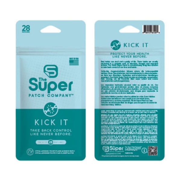 Kick It Super Patch - Pacote de 28 parches. Tecnologia vibrotáctil não invasiva: uma alternativa inovadora pensada para acompanhar nos teus objetivos de bem-estar e mudança de hábitos