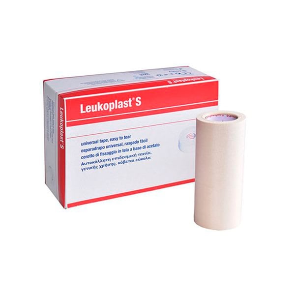 Leukoplast S 10 cm x 5 metros (caixa de 3 unidades)