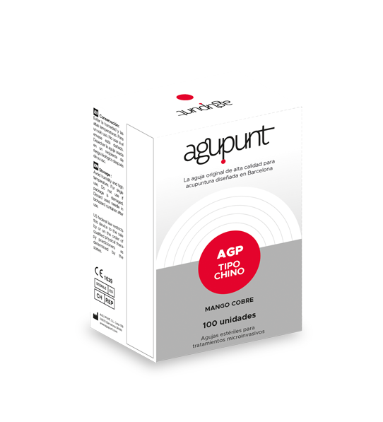 Agulha Acupuntura Agupunt - Cabo de Cobre sem Script, Empacote Papel Individual (200 unidades)