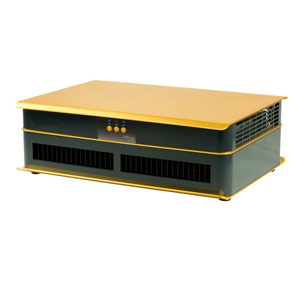 AERSwiss Pró Gold: Ionizador de ar bipolar para tratamento e saneamento do ar até 60 m²