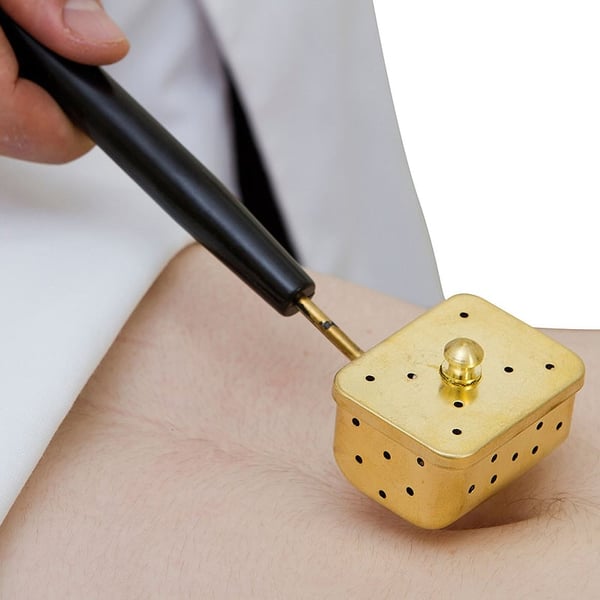 Aplicador para Moxa em Pó (cor bronze)