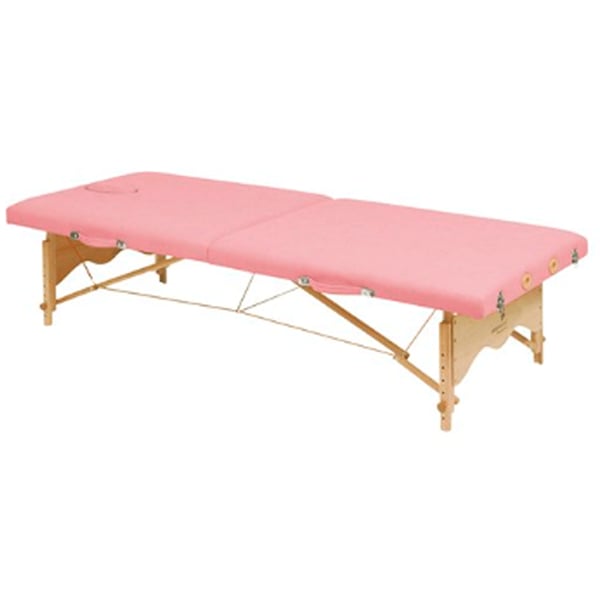 Marquesa plegable Ecopostural: dois corpos, com estrutura de madeira e desenho especial para as técnicas Shiatsu (70 x 182 cm)