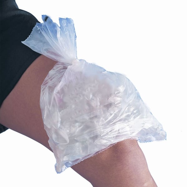 Clear Ice Bag: rolo de sacas de plástico descartáveis para cubitos de gelo (1000 unidades)