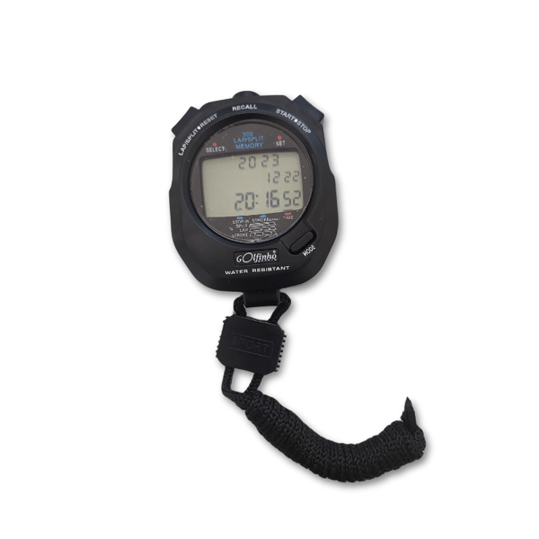 Cronómetro de piscina: resistente à água