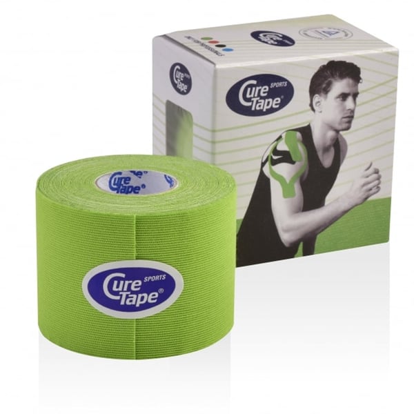 Cure Tape Sports 5 cm x 5 m Cor Verde: Novo banda para o desporto