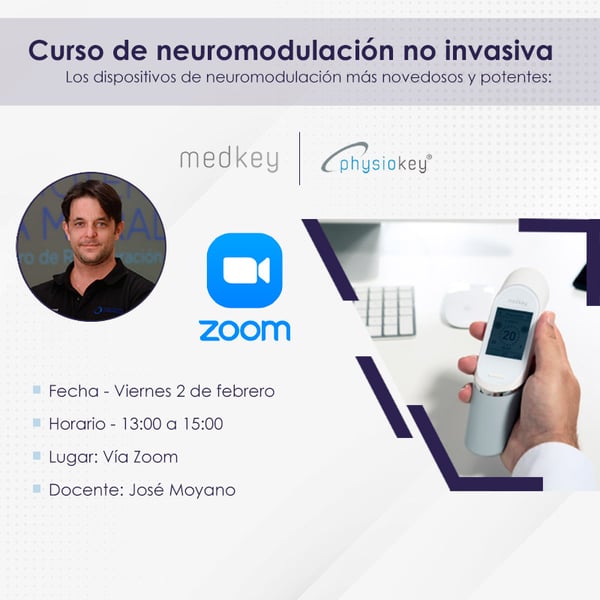 CURSO DE NEUROMODULACIÓN COM MEDKEY E PHYSIOKEY - VIA ZOOM - GRÁTIS - 2-2-2024