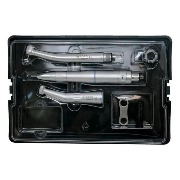 Estuche technoflux II: turbina boton titan +micromotor+ca+pm