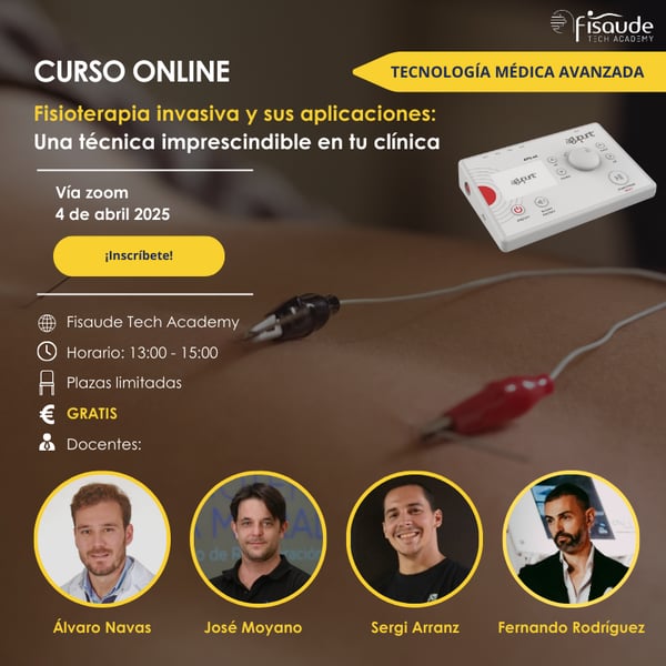 Fisioterapia invasiva e as suas aplicações: Uma técnica imprescindível na tua clínica - 4 de abril 2025 - ZOOM
