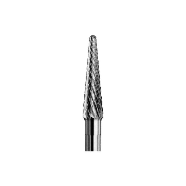 Fresa fabricada em carburo de Tungsteno L -Type Canhotos 429X (045): Abrasão Média. Ideal para o desbaste de unhas