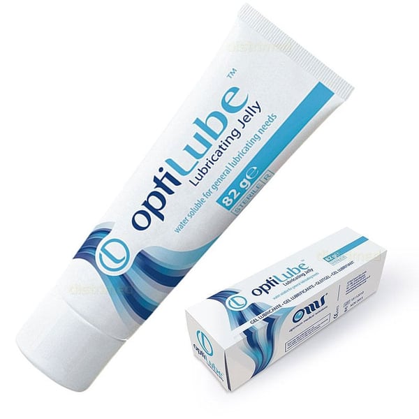 Gel Lubrificante Estéril Optilube Cano 82 gr: Ótima lubrificação, soluble em água, não engrasa
