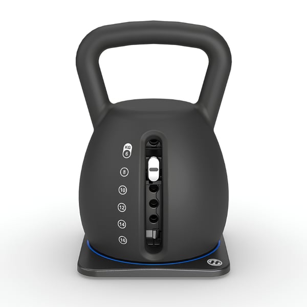 Kettlebell Ajustable Horizon Fitness de 6 a 16 kg com Sistema de Seleção Rápida