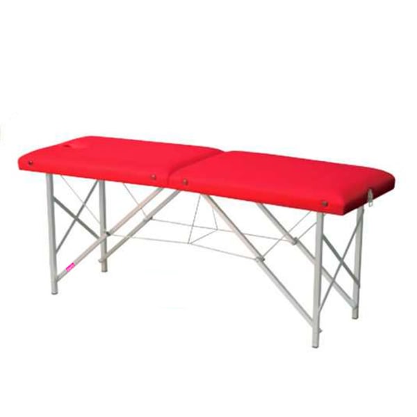 Marquesa plegable de alumínio, dois corpos e altura fixa Kinefis Guadiana 182 x 62