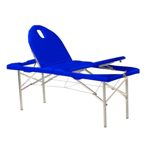 Marquesa plegable de alumínio, dois corpos e altura fixa Kinefis Eno 182 x 70