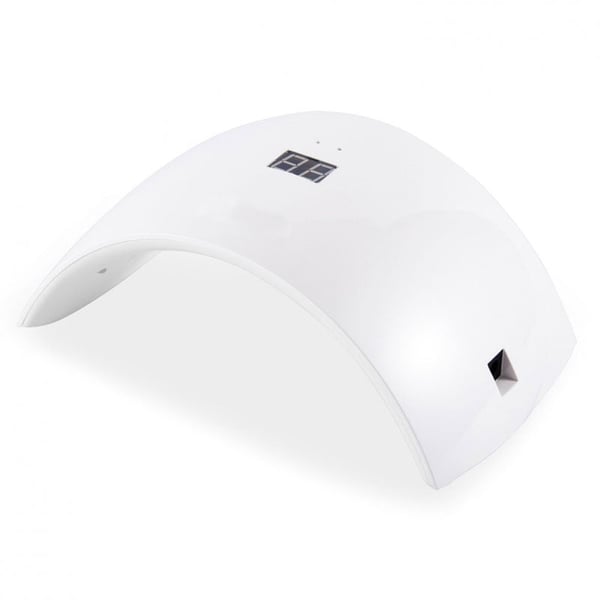 Candeeiro LED de secado rápido de unhas: Potência 24 vatios e 15 LEDS (Modelo digital)