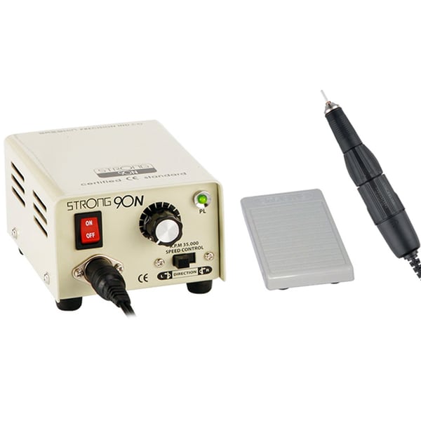 Micromotor Twist de 35.000 R.P.M: Equipado com peça de mão e pedal
