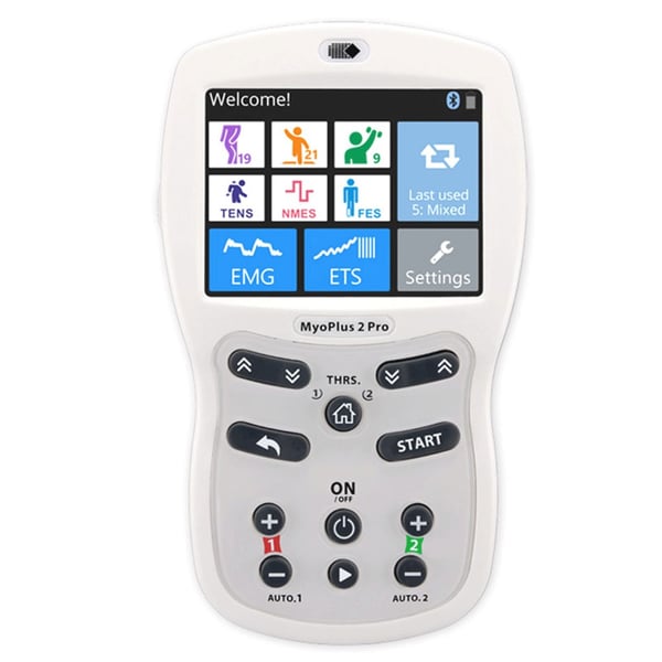 Biofeedback Eletroestimulador Neurotrac Myoplus 2 PRÓ: Ecrã táctil a cor e programas pré-configurados para fortalecer o chão pélvico