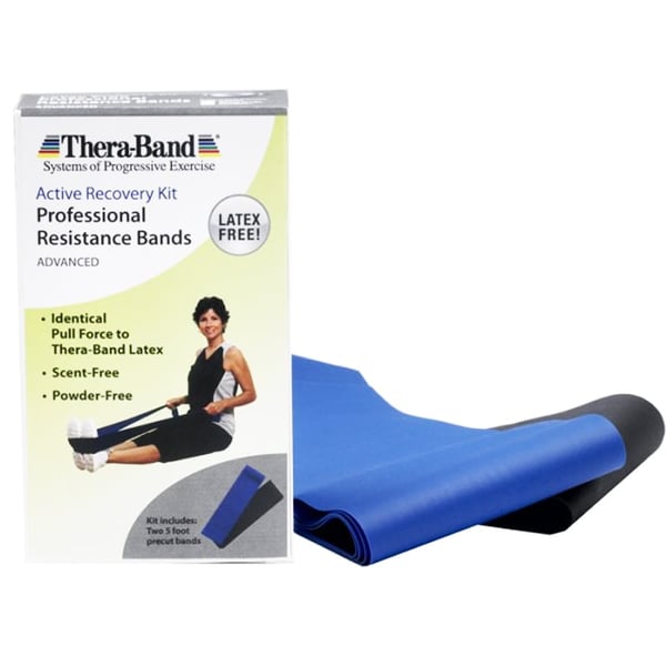 Pack de 2 Fitas Elásticas Thera-Band Advanced Latex Free (sem látex): Resistência extra forte e forte especial