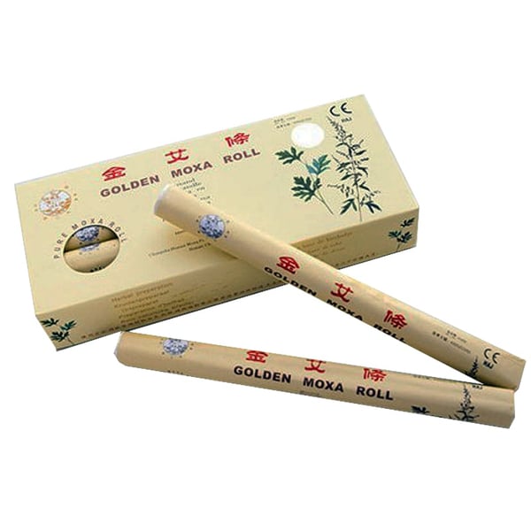 Charuto de moxa de artemísia Argy Golden: Qualidade superior (10 unidades)