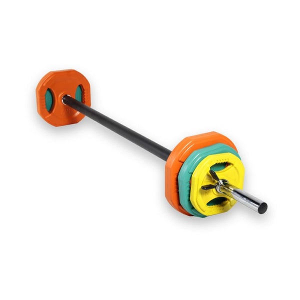 Set Completo Body Pump: Varra + discos + pinzas (28 mm)