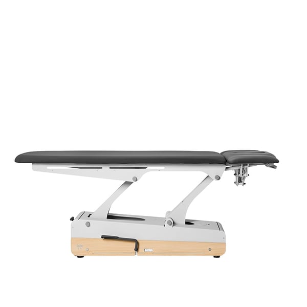 Marquesa Hidráulica de Fisioterapia Swop 4 Pró Hydro: quatro corpos, Altura Ajustable 48-88 cm, carga máxima 200 kg, Estofado sem Costuras e Rodas 360°