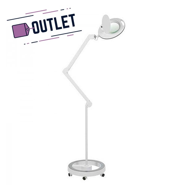 Candeeiro Lupa LED de Luz Fria Mega+ com cinco acréscimos (base rodable) - OUTLET