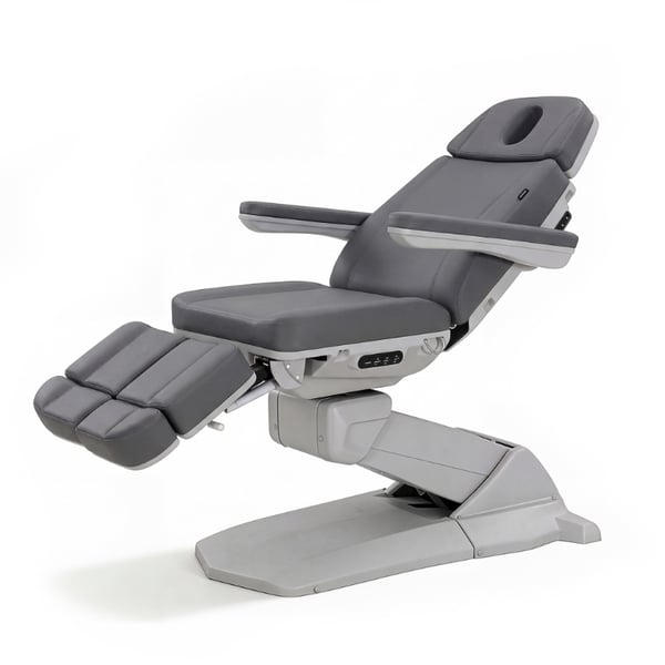 Cadeirão Elétrico de Podología Medial+ com Função Antigravity e Abertura Lateral de Perneras