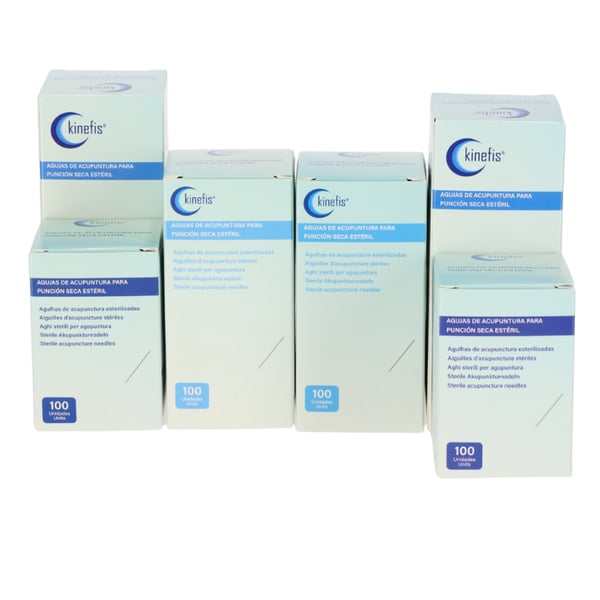 Agulhas de Acupuntura Kinefis para Punción Seca Estéreis – Várias Medidas (Caixas de 100 uds)