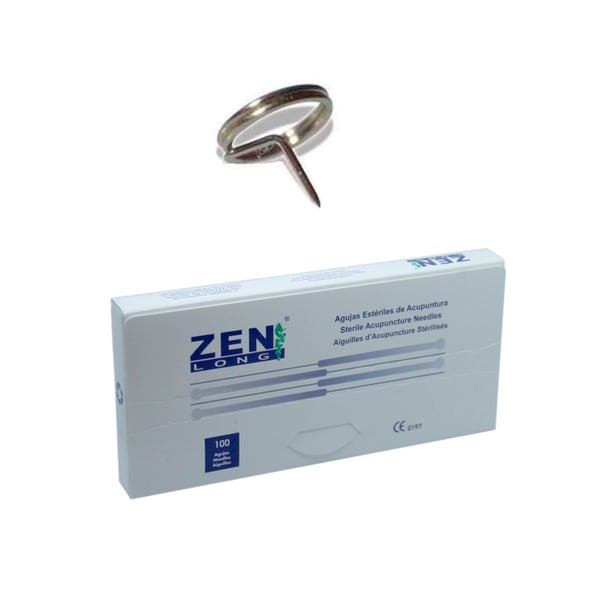 Agulha/Chincheta Auriculoterapia Chinesa Cabeça (0.22 x 1.5 mm)
