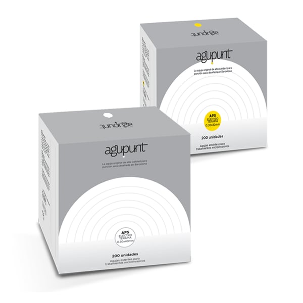 Agulha Agupunt IPEN com cano guia: As únicas agulhas especificas para trabalhar a técnica de electrólisis percutánea terapêutica (200 unidades)