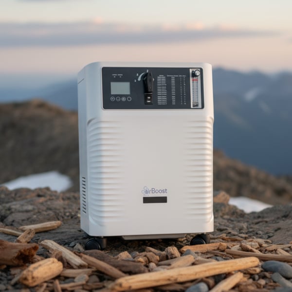 AirBoost100 Altitude Balanço: Equipa de Hipoxia e Hiperoxia Intermitente IHHT com até 100 L/min