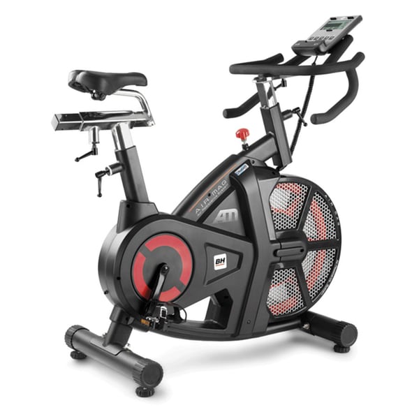 Bicicleta BH Fitness AirMag: combinação perfeita entre uma bicicleta de ciclo indoor potente e um sistema de resistência de ar