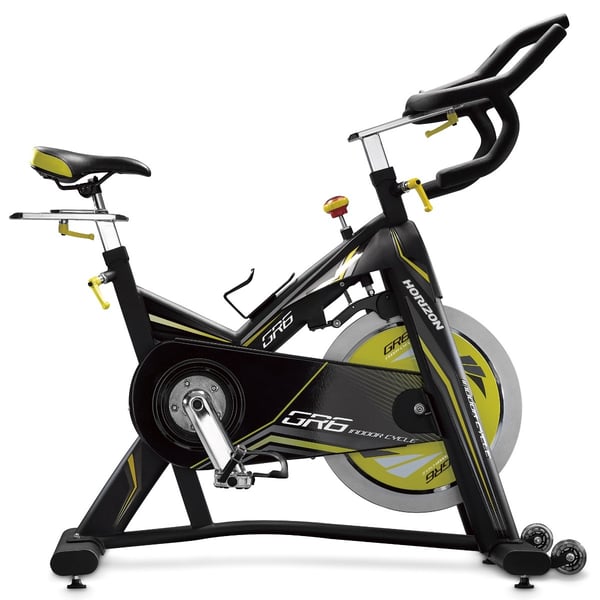 Bicicleta ciclo indoor GR6 Horizon Fitness: com resistência magnética para oferecer-te ajustes fluídos instantâneos