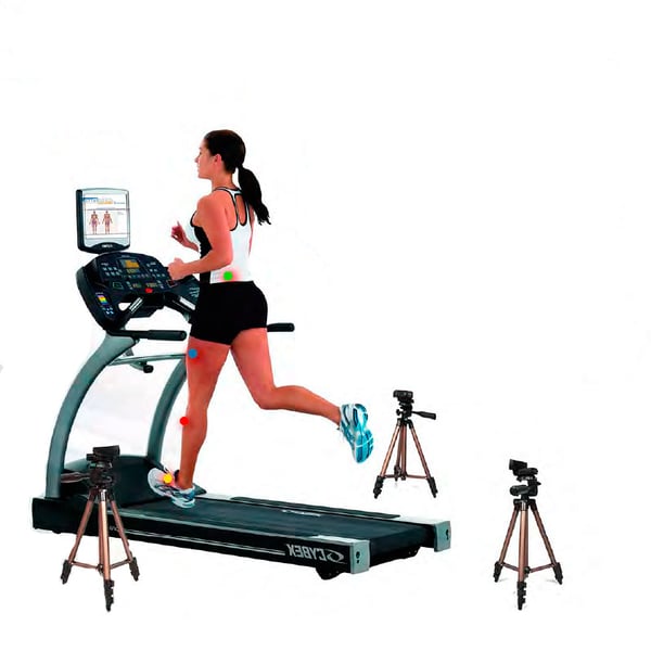 Plataforma de análise do movimento Bioval Systems. Com 4 sensores.