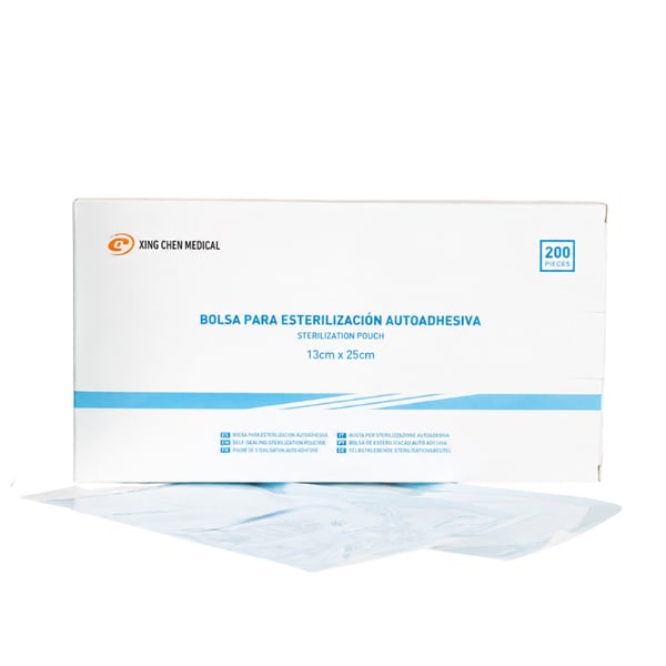 Saca para esterilização autocolante diferentes tamanhos (Caixa 200 uds.)