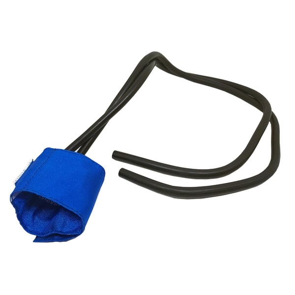 Braçadeira para tensiómetro Riester, azul, neonatos. Especial para crianças. 15,5 x 5 cm (2 canos)