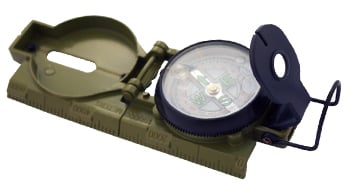 Bússola Metálica com Regra