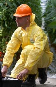 Buzo  de proteção classe III. Amarelo