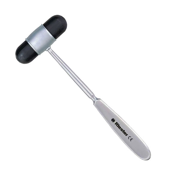 Martelos de Percussão Riester Dejerine, Cabo Cromado, com Agulha, em Saca de PE