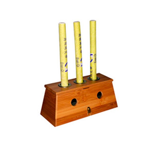 Caixa moxa para charuto (três orifícios)