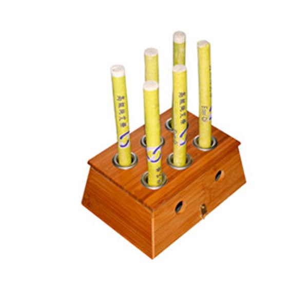 Caixa moxa para charuto (seis orifícios)