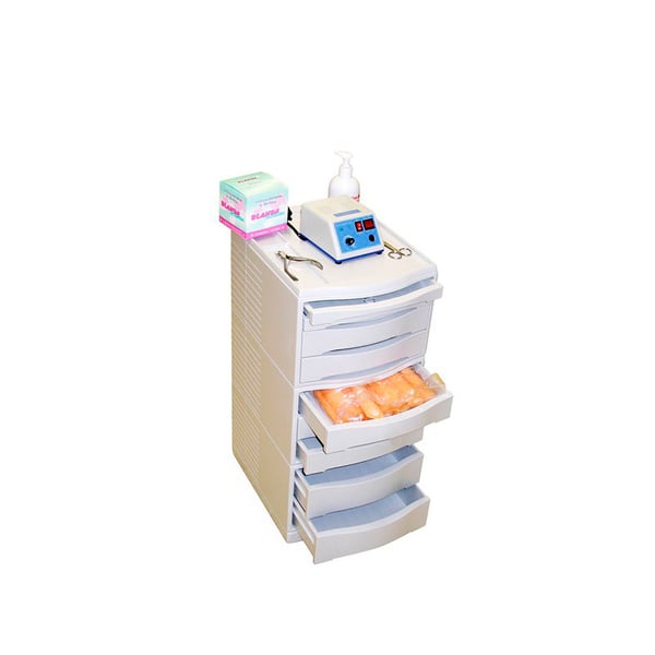 Carrinho Auxiliar com gavetas 30X70X38