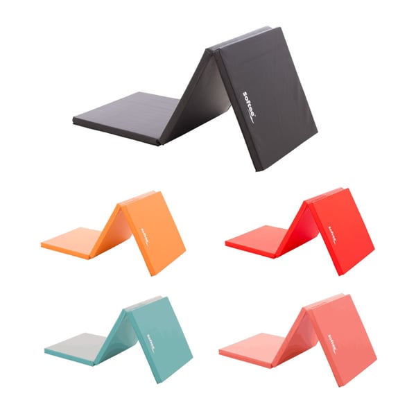 Colchoneta plegable com alça para o seu transporte: variedade de cores (Medidas: 180 cm x 60 cm x 4 cm)