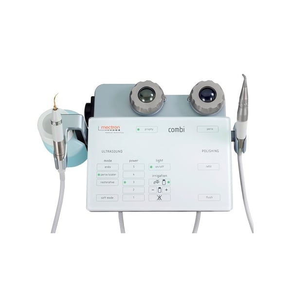Combi Touch Perio: Aeropulidor e ultrasonidos em um mesmo dispositivo com mais de 50 insertos