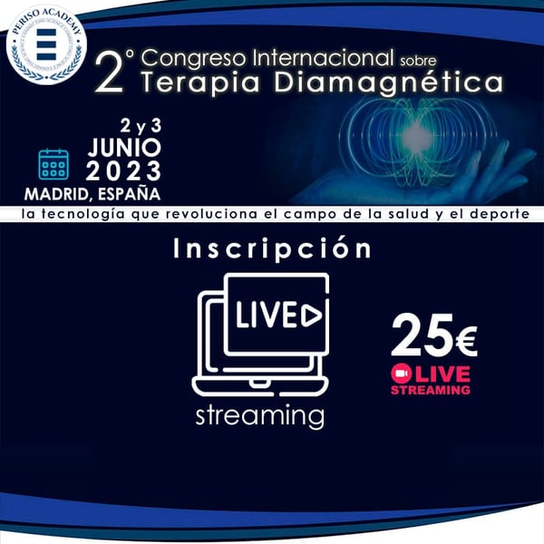 II Congresso Internacional sobre Terapia Diamagnética: ENTRADA STREAMING